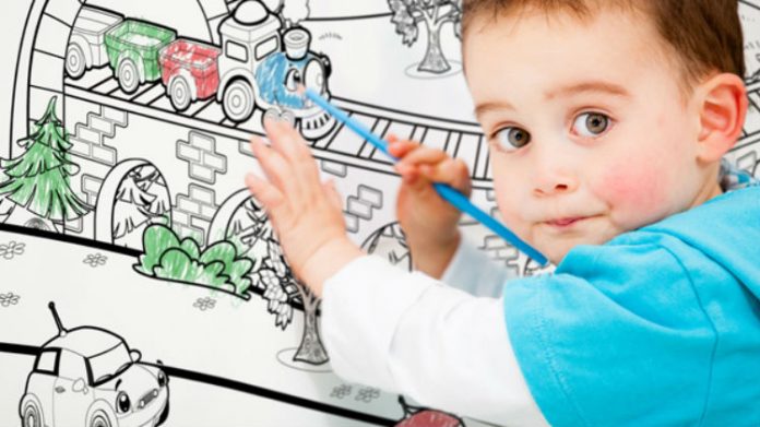 Kolorowanki na ściany